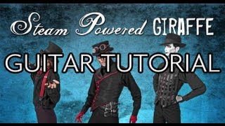 Video thumbnail of "How to play "Honeybee" by Steam Powered Giraffe - On Guitar"