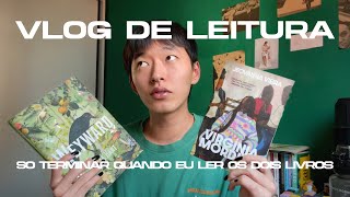 este vídeo acaba quando eu ler estes dois livros | vlog de leitura