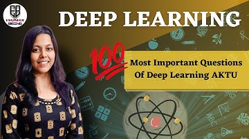 Deep Learning | Most Important Questions | KCS-078 | AKTU & Other Universities