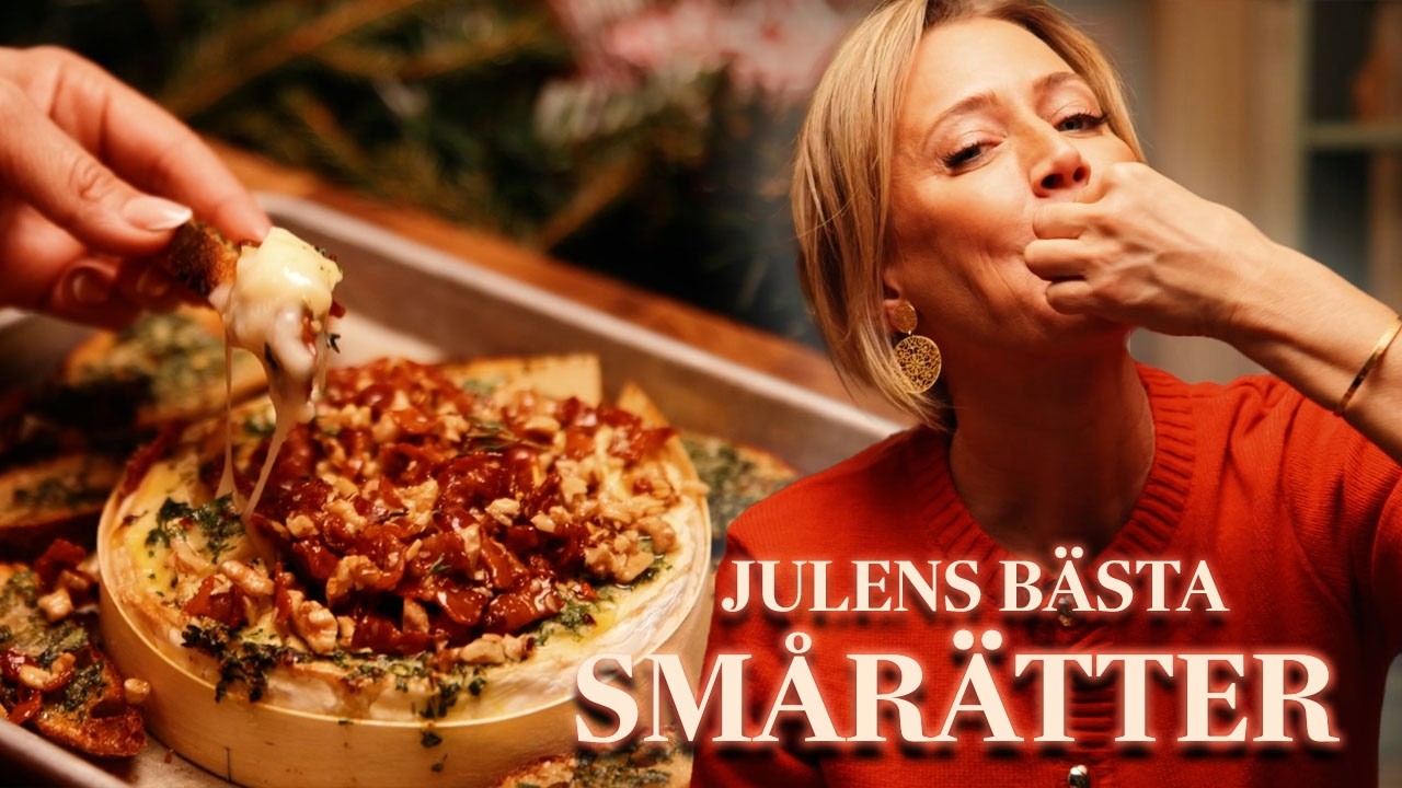 Bakad brie och lyxigt goda julgranar – här är julens bästa smårätter ✨