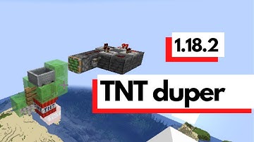 (1.18.2) EASIEST TNT DUPLICATOR IN MINECRAFT