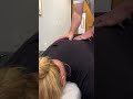 Scoliosis patient asmr chiropractor adjustment