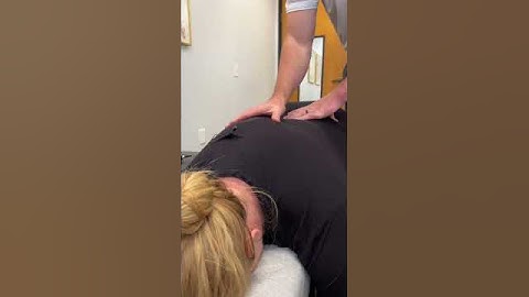 Scoliosis patient #asmr #chiropractor #adjustment