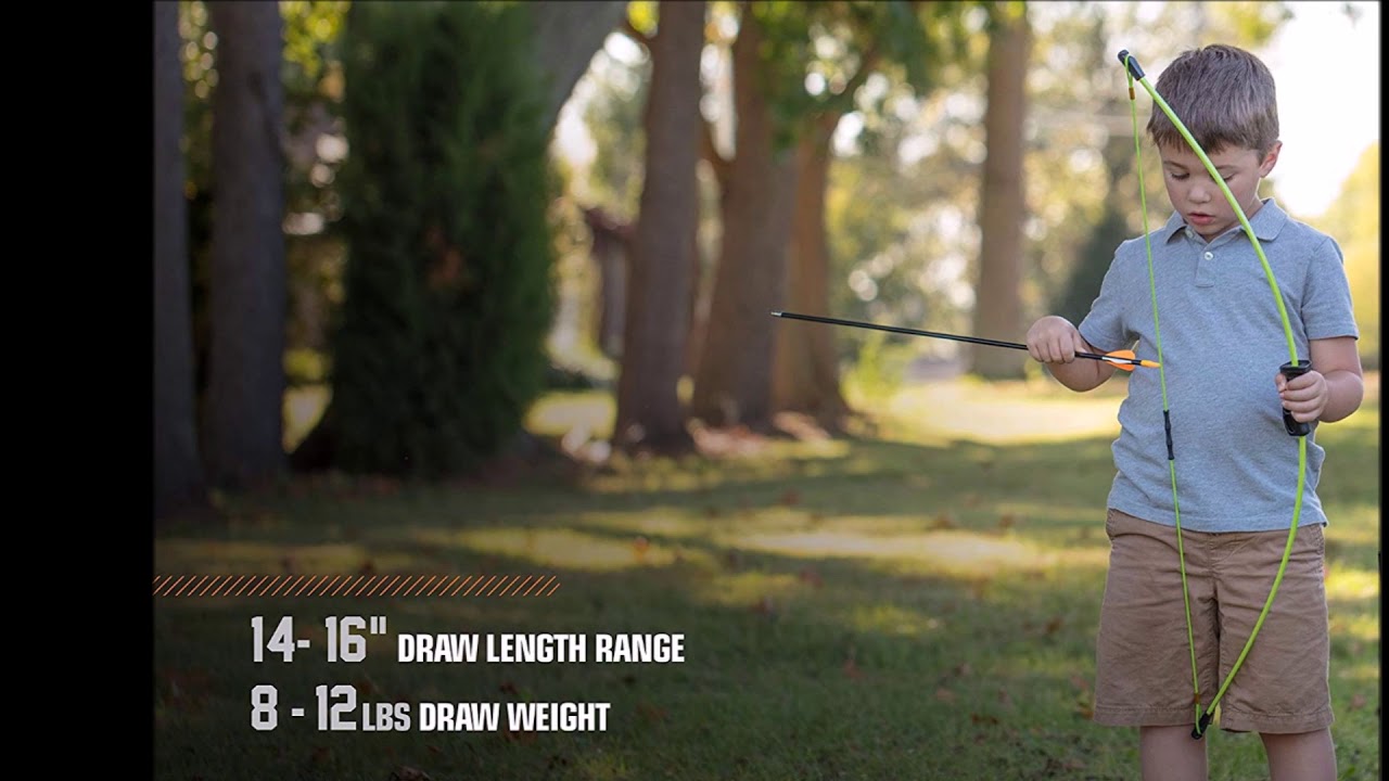 Bear Archery First Shot Youth Bow Set - YouTube