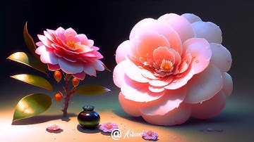 Ai Art Video Abstract Aesthetic Visuals Background (No Sound) - Long Smooth Animation Loop Ai Artist