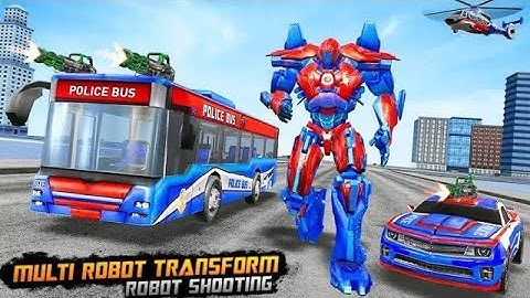 Bus Robot Transformation 2020 : Robot Car Games: Robot Game : Robot wala game : Android gameplay