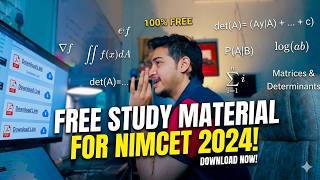 Free study material for NIMCET !! #nimcet #preparation #resources