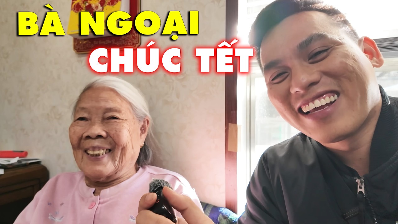 Bà ngoại 90 tuổi ở MỸ CHÚC TẾT Quý khán giả Thơ Lê ở Mỹ - FULL VIDEO Dễ thương nhất của Bà Ngoại