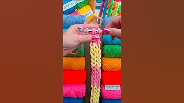 Crochet Knitted I-Cord #shorts