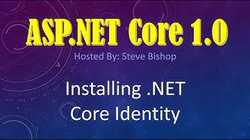 48. (ASP.NET Core 1.0 & MVC) How To Install ASP.NET Core Identity
