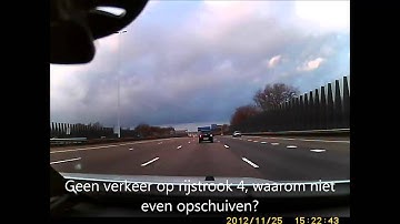 Onnodig links rijden!