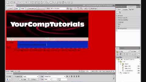 How to make a website using Adobe Dreamweaver Part 1
