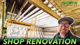 50 Yr Old WORKSHOP RENOVATION Part 2 : Fixing Framing Problems!