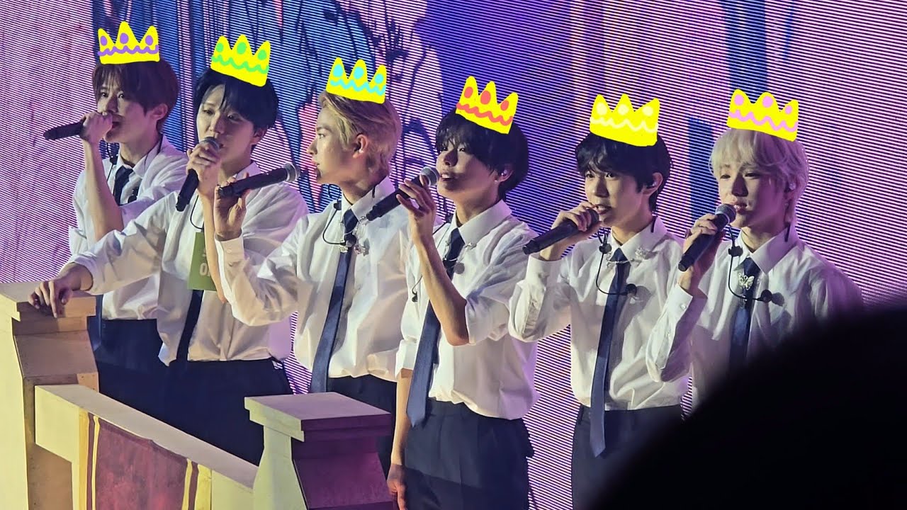 260221 엔시티 위시 팬미팅 낮공 Tears Are Falling🩷🪽 연회👑의 끝을 알리는 여섯 왕자님들🤴🏻의 빠빠이 인사💍💐🥲
