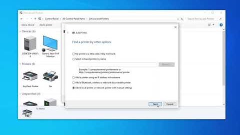 How to Add a Local Printer in Windows 11, 10, 8, and 7.