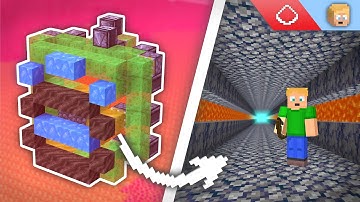 Minecraft How to Build an Automatic Basalt Tunnel Builder(4x3 Tunnel)