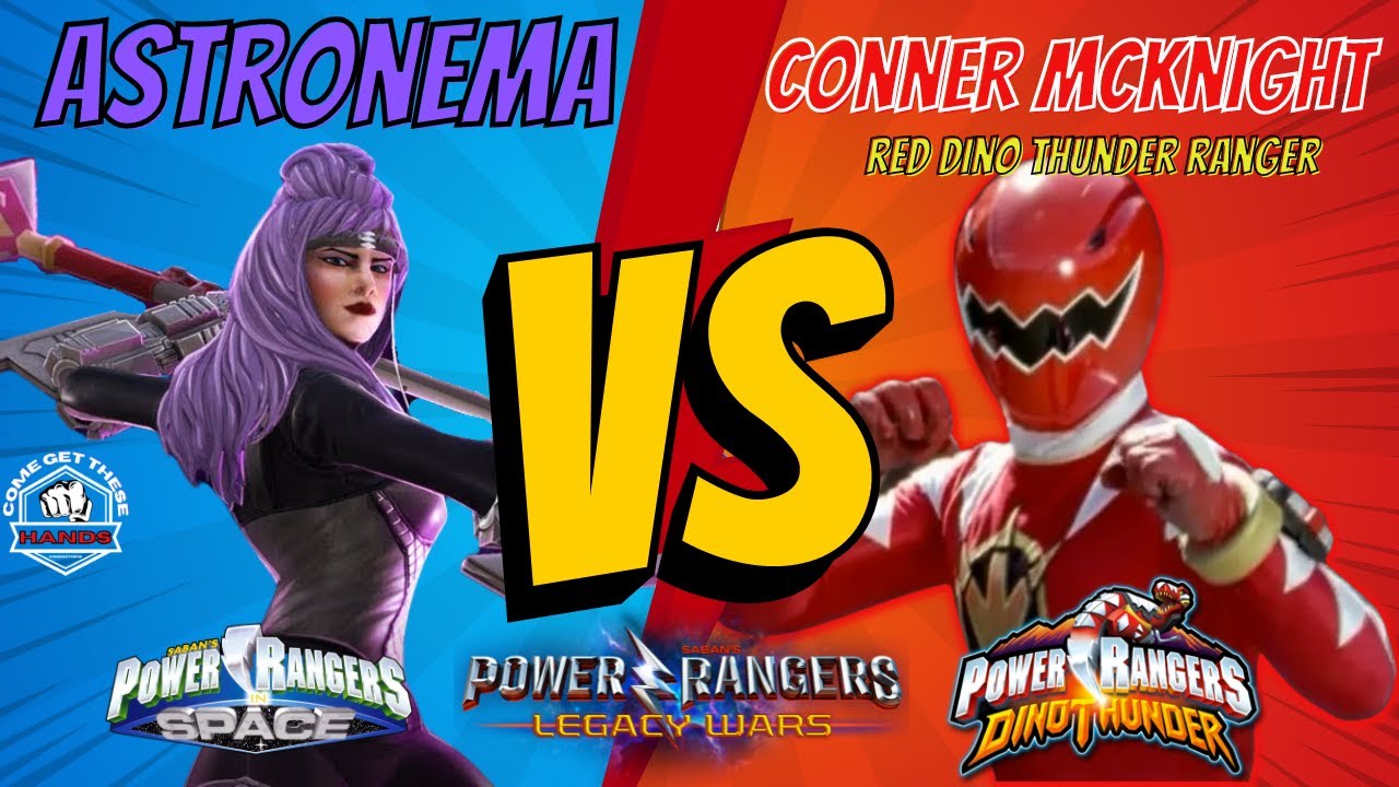 Power Rangers Legacy Wars | Astronema Vs Dino Thunder Red Ranger Conner ...