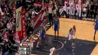 Haier Play of the Day (12/28/2009): Devin Harris Steal,Great Ball Handling Skills and Alley-Oop Pass