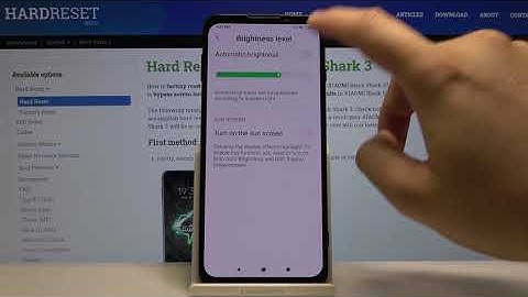 How to Set Auto Brightness in XIAOMI Black Shark 3 – Activate Adjustive Brightness