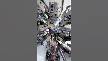 HCT-1025 10 axis CNC spring former setup  with a 2.6mm tension spring 👍 #machine #cnc #spring