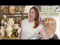 Olive atelier inspired diy   high end dupes home decor on a budget  how to aged vessel