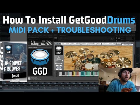 How To Install GetGoodDrums MIDI PACK | JP BOUVET GROOVE PACK
