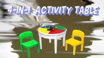 Think Fast Toys 4-in-1 Activity Table