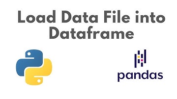 Python Pandas Tutorial - Load CSV/Excel/Json data into Pandas dataframe