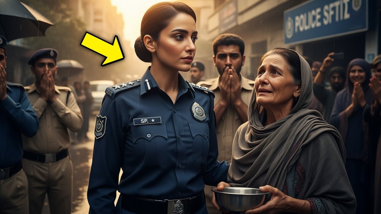 “যে ভিক্ষুককে পুলিশ তাড়াতে চেয়েছিল… 😢 কিন্তু সে জানত না, এই নারীই শহরের এসপি ম্যাডাম! 💥”