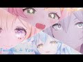 [MMDホロライブ] Twinkle 4 You 桃鈴ねね/尾丸ポルカ/雪花ラミィ/獅白ぼたん カメラ調整版