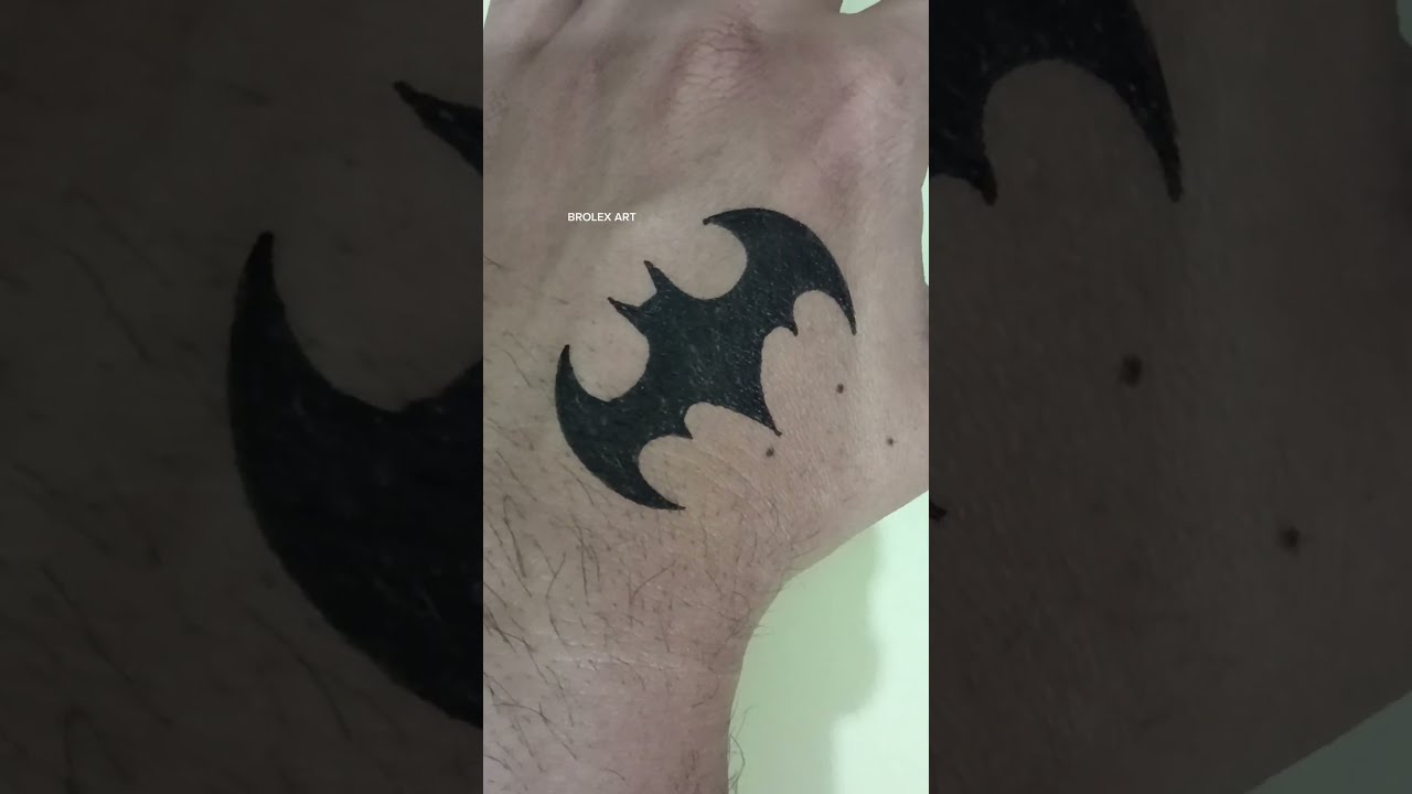 Claro added to this joker piece with the Batman symbol @clearsmogtattoos .  . . #tattoos #tattoosofinstagram #ink #inked #inktattoo… | Instagram