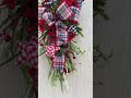 Patriotic Red Sunflower Swag Tutorial | DIY USA Front Door Decor with Designer Details