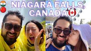 NIAGRA FALLS CANADA TRAVEL VLOG | Indian-Chinese Couple