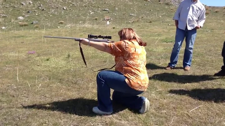 Julie Shooting a 300 Remington Ultra Mag