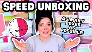 1 Hour to Open AS MANY BOXES AS POSSIBLE! | Huge Speed Unboxing
Speed Unboxing as many subscription boxes as physically humanly possible in one hours! Todays video is brought to you by Squarespace! Visit https://www.squarespace.com/alexandriaryan to save 10% off your first purchase of a website or domain using code ALEXANDRIARYAN
Merch π https://crowdmade.com/collections/alexandriaryan
Vlog Channel: https://www.youtube.com/channel/UC_QT-JMzHoN5emPkR_BwuNg
Socials:
TikTok: Alexandria_ryan
Poshmark: @Alexandria_ryan
Instagram: @Alexandriaryanbeauty
Twitter: @AlexRyanBeauty
Vintage Store Stuff:
Instagram- @apparitionsvintage
Poshmark - @apparitionsshop
Time Stamps:
0:00 - Intro
0:45 - Unboxing begins
11:05 - Video Sponsor
12:18 - Unboxing Continues 1 Hour to Open AS MANY BOXES AS POSSIBLE! | Huge Speed Unboxing