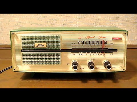 ビンテージ 東芝 真空管 ラジオ かなりやQ★5YC-606 アンティーク 昭和 昭和レトロな真空管ラジオ東芝・「かなりやQ」(5YC-606) - [Sold