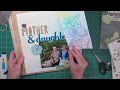 Scrapbook Process Marrying Two Color Schemes