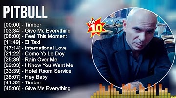 Pitbull Grandes éxitos ~ Los 100 mejores artistas para escuchar en 2022 y 2023