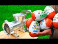 🟢 Meat Grinder vs Kinder Surprise - Experiment