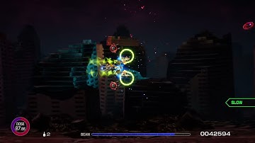 R-Type Final 2 - Yellow Rings Glitch? Garuda "Image Fight" B: VS Crazed Craft City