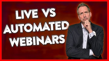 Selling via Live Webinar vs. Evergreen Automated Webinars - Which is better?
