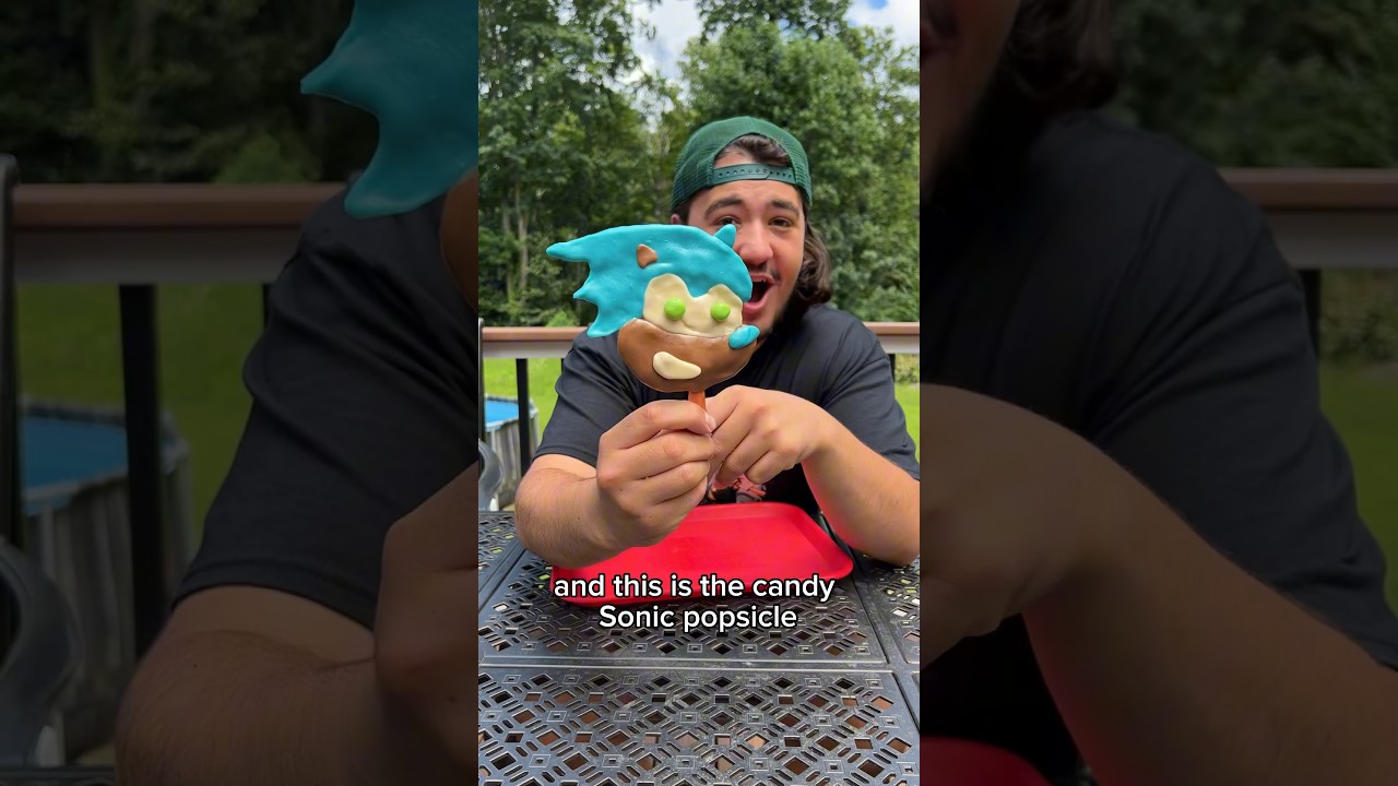 Candy Sonic Popsicle!