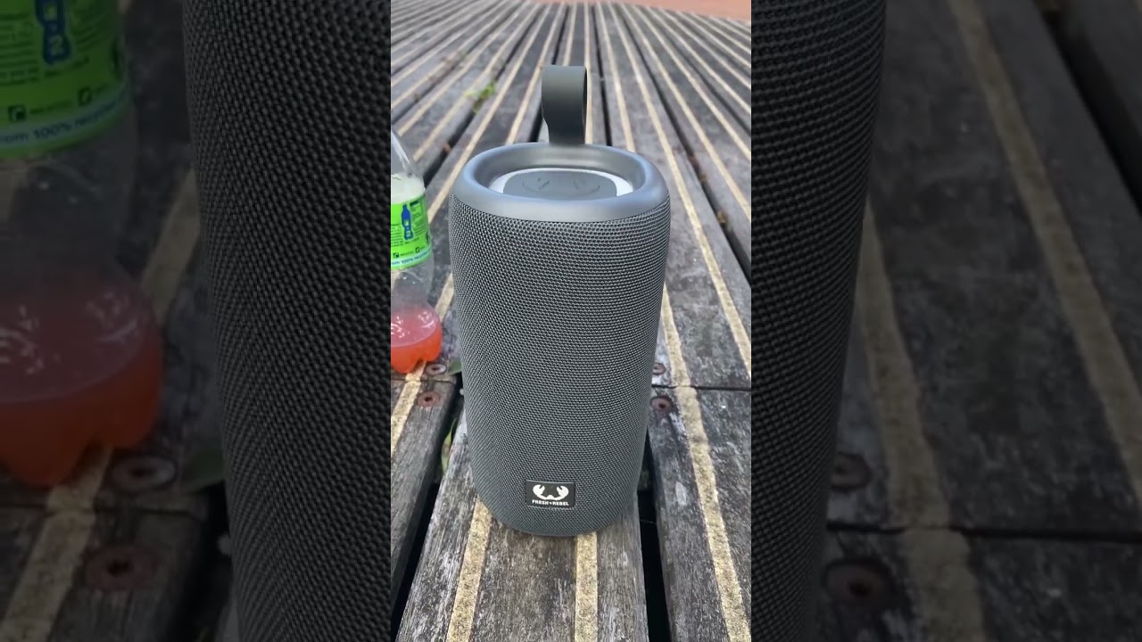 Fresh and rebel Bluetooth speaker going berserk with music from Mystonermind 😂😂😂 Bouncyboi