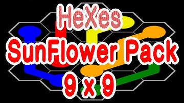 Flow Hexes  SunFlower Pack 9x9