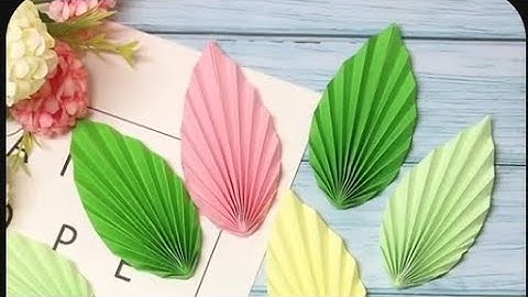How To Make Easy Origami Leaves | DIy Easy Paper Leaf | Paper Leaf | DIY Craft