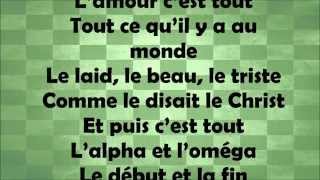 François Misse Ngoh - L'Alpha et L'Oméga [Paroles - Lyrics] chords
