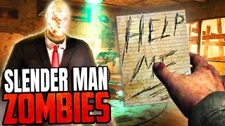 TRAPPED INSIDE VERRUCKT WITH SLENDER MAN! (Black Ops 3 Custom Zombies)
