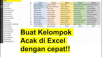 Fitur Canggih buat Kelompok Acak! #excel
