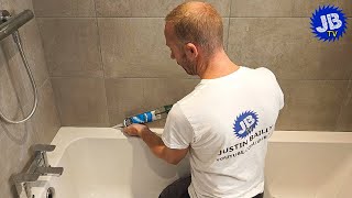 How To Silicone Seal a Bath Using Geocel Trade Mate Sanitary Seal