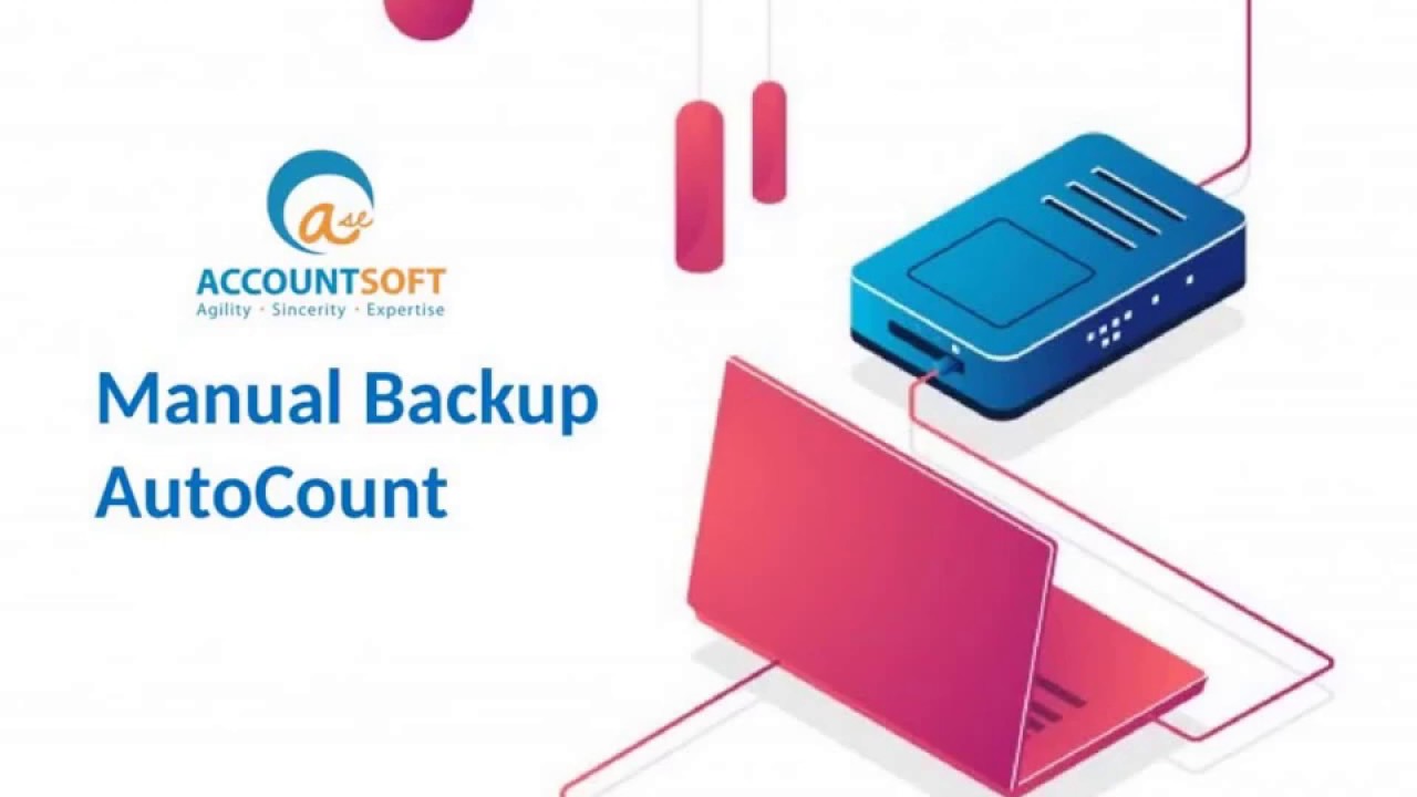 AutoCount Backup Manually - YouTube